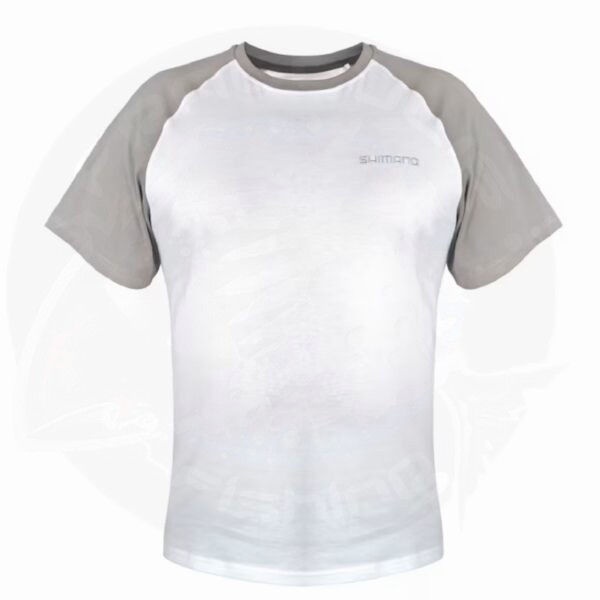 SHIMANO T-SHIRT WHITE GREY