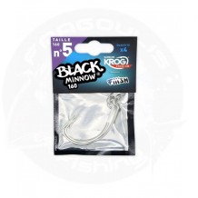 ΑΓΚΙΣΤΡΙΑ FIIISH BLACK MINNOW HOOKS BY VMC No 5